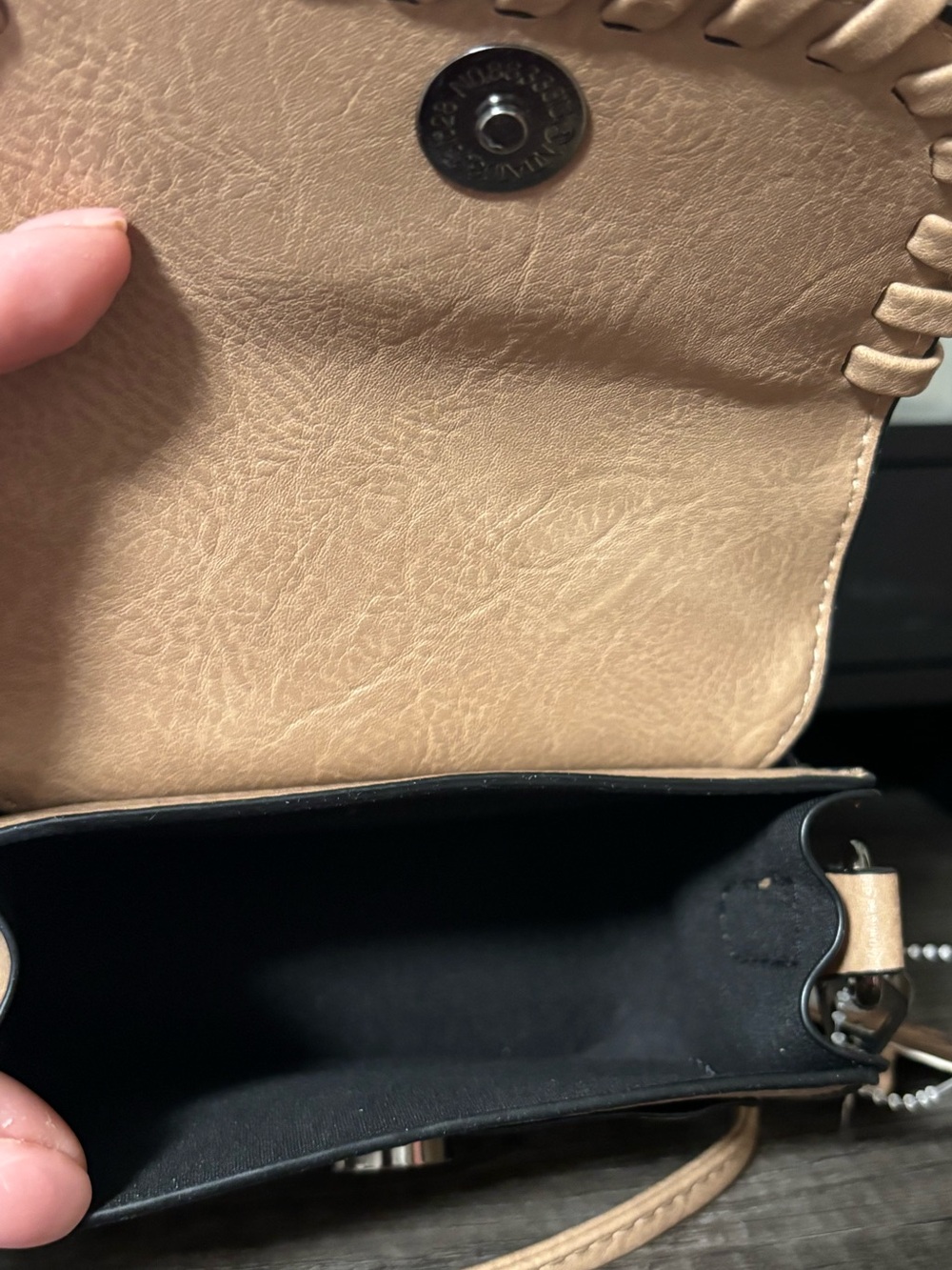 Sam & Hadley Embossed Floral Mini Crossbody Bag - Picture 6 of 8